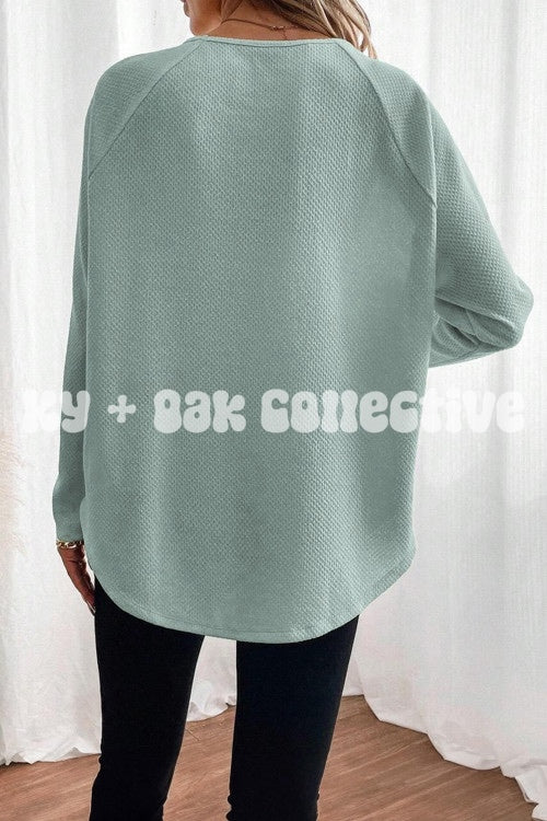 Jade Textured Knit Top