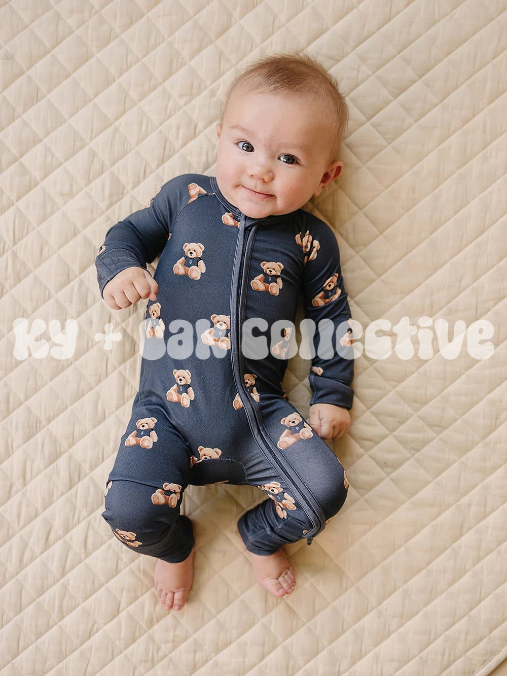 Bamboo Zip Romper | Bear Vibes