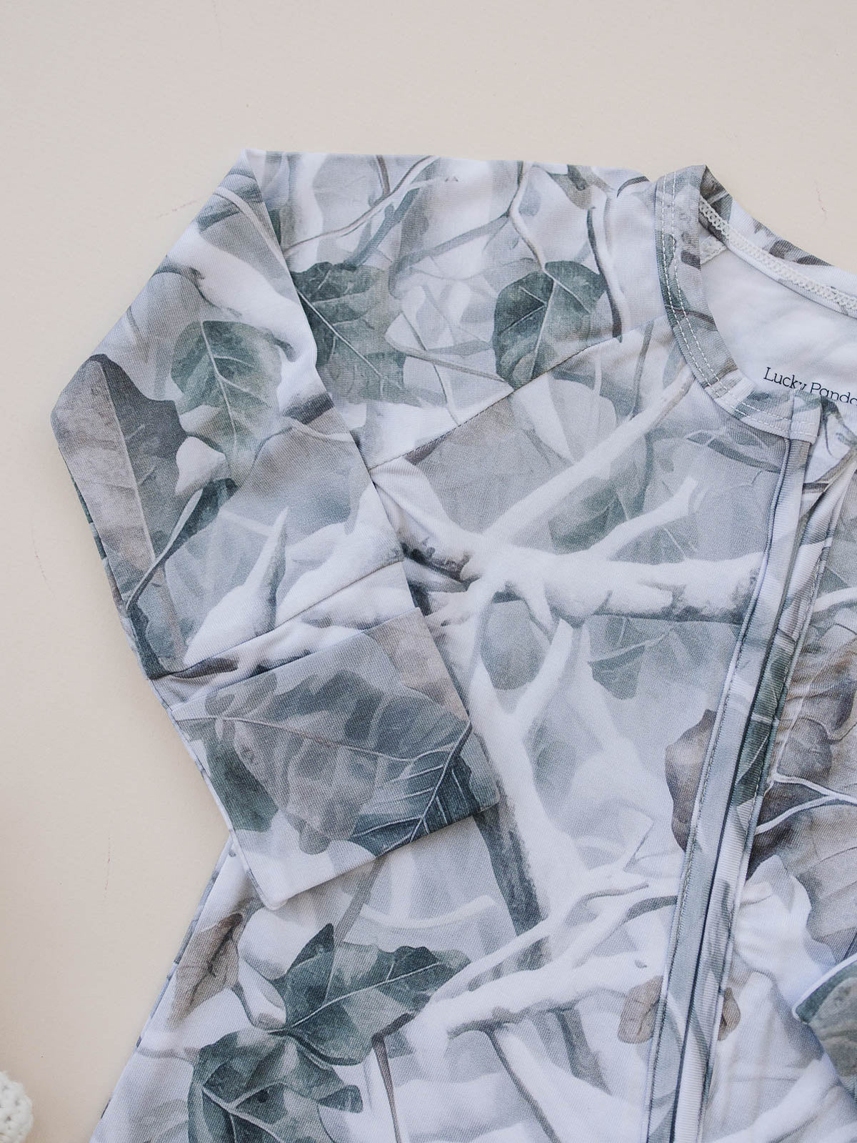 Bamboo Zip Romper | Camo