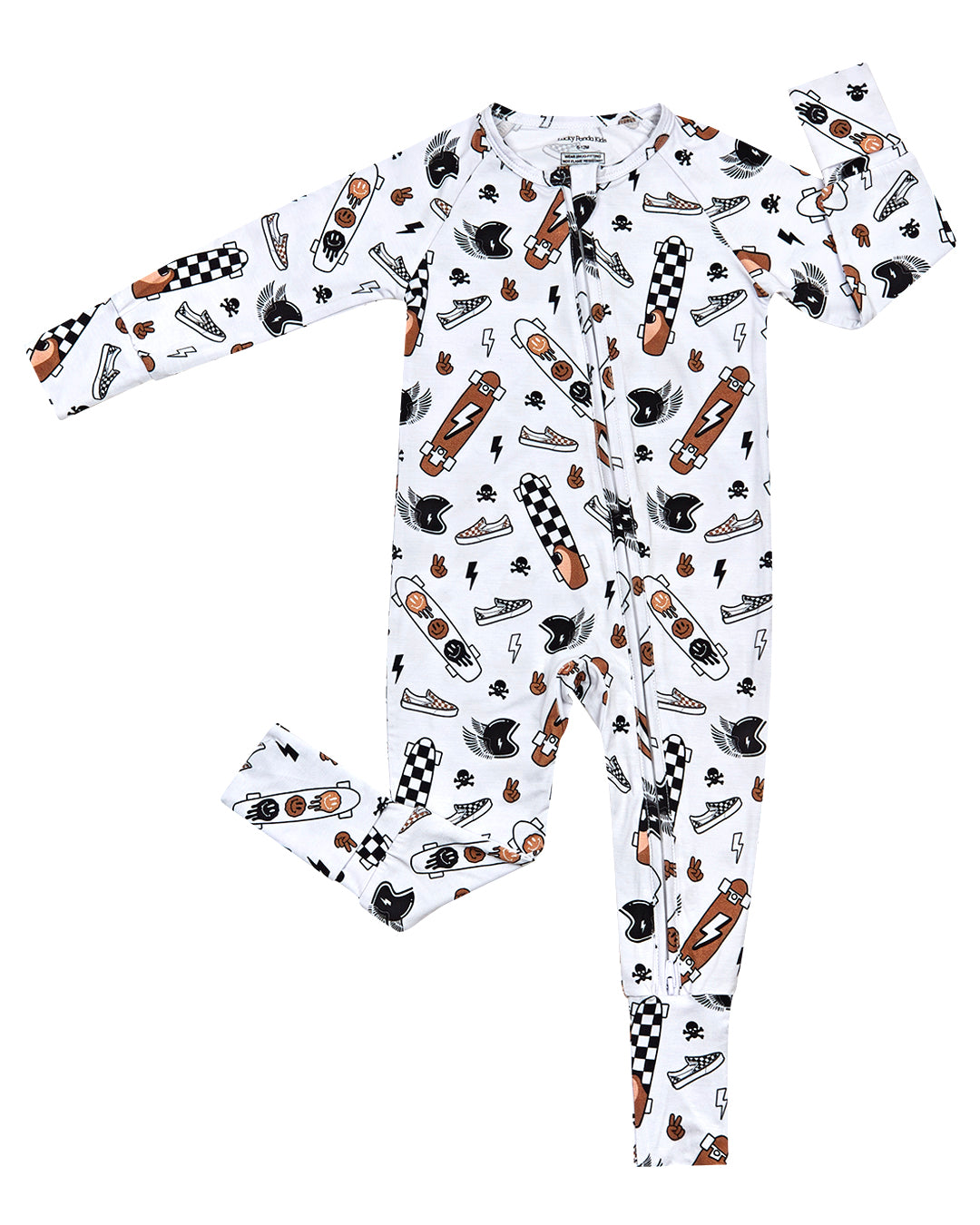 Bamboo Zip Romper | Sk8er