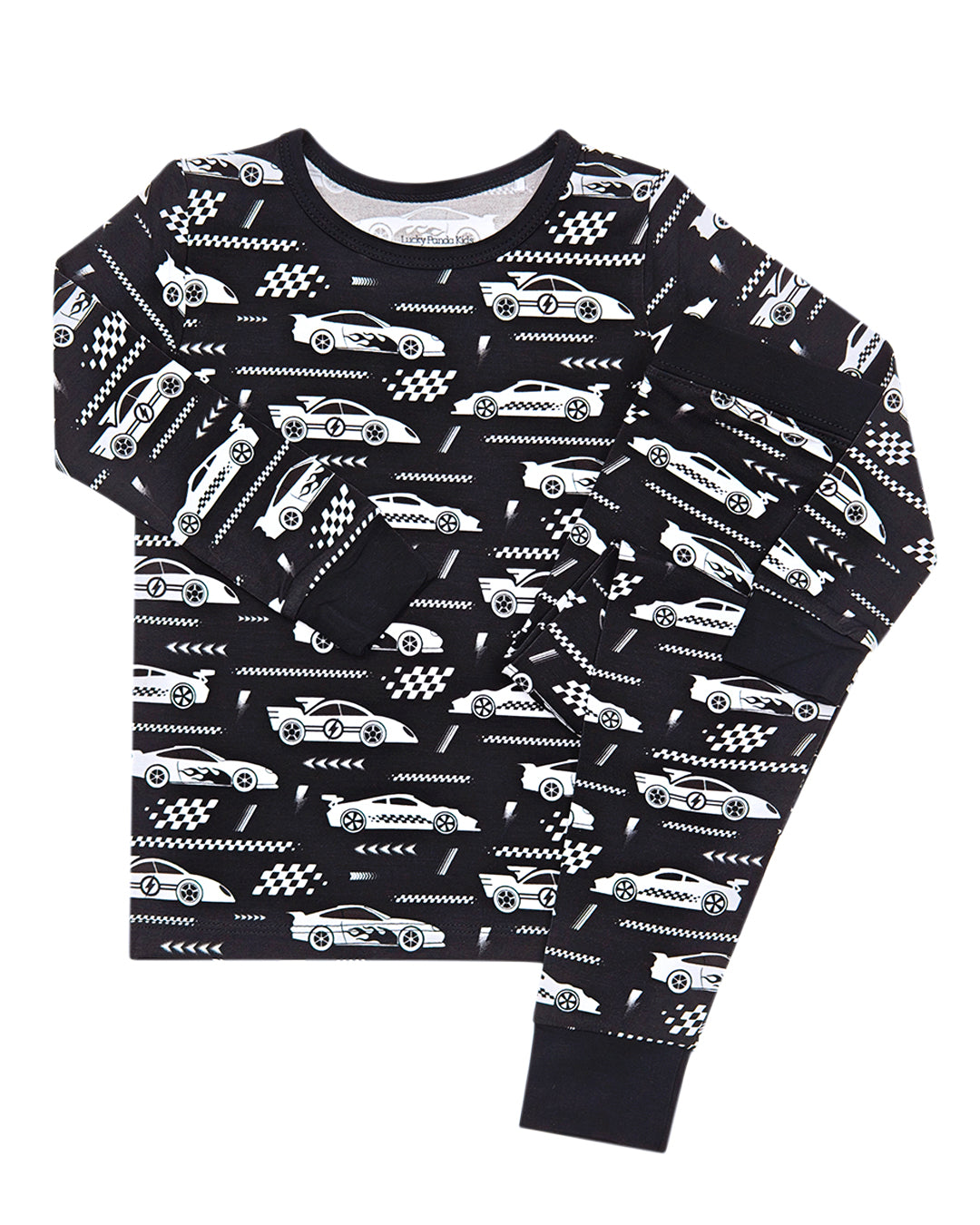 Bamboo Two Piece Set | Race Cars