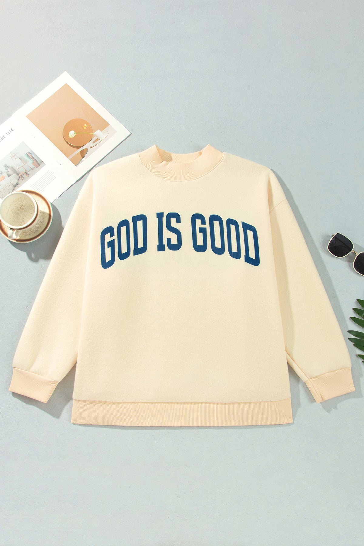Jesus Long Sleeve Oversized Sweatshirt