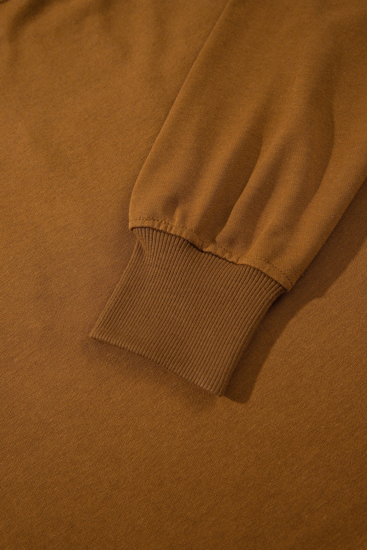 Chestnu COZY Embroidered Long Sleeve Sweatshirt