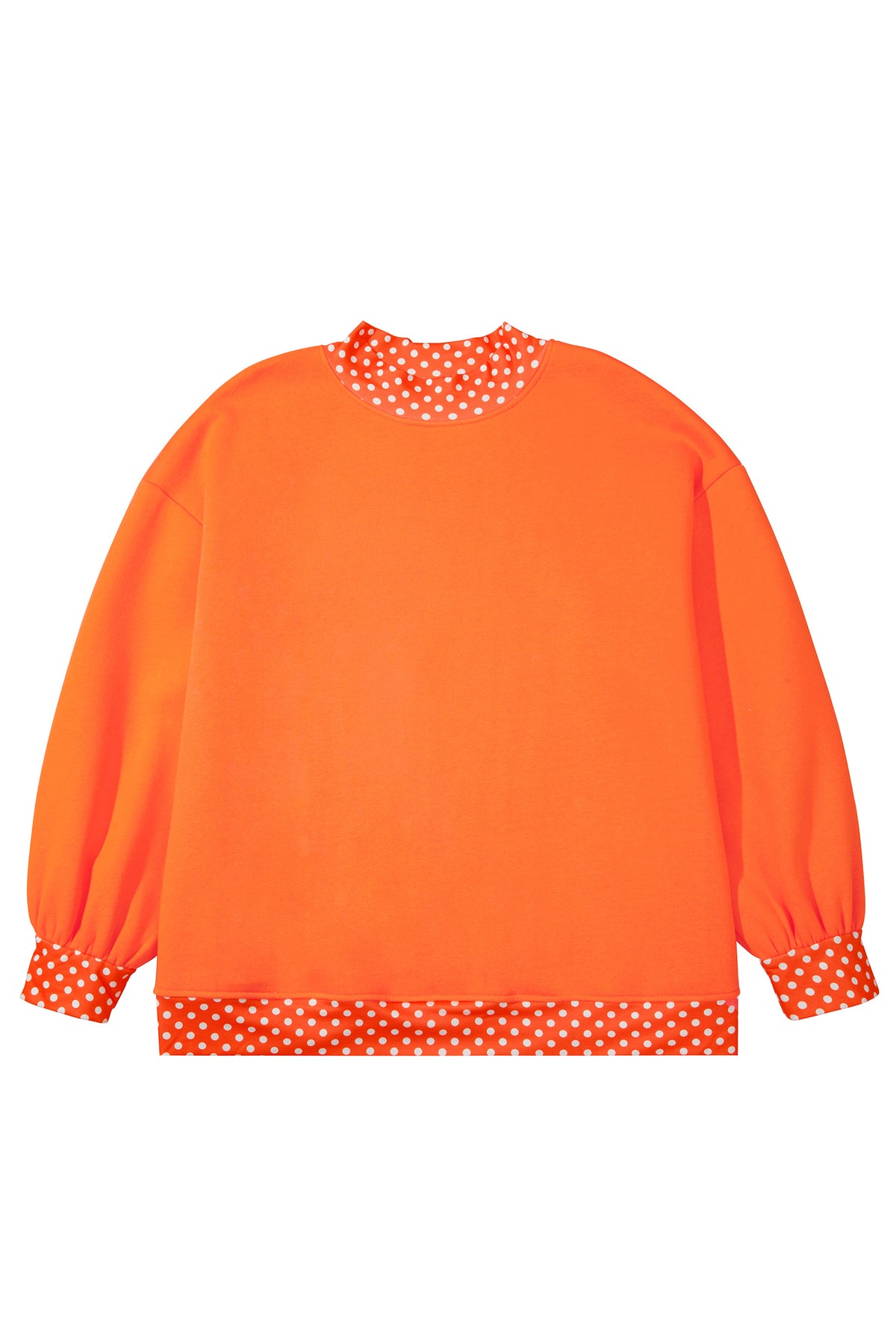 Polka Dot Accents Sweatshirt