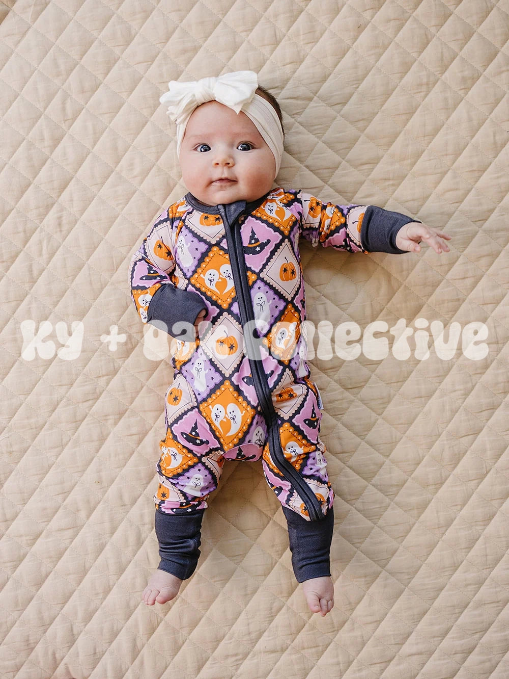 Bamboo Zip Romper | Ghost Whimsy