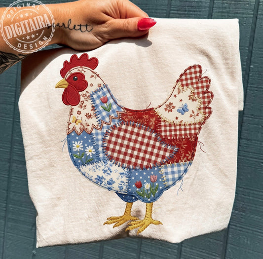 Quilted Patchwork Chicken
