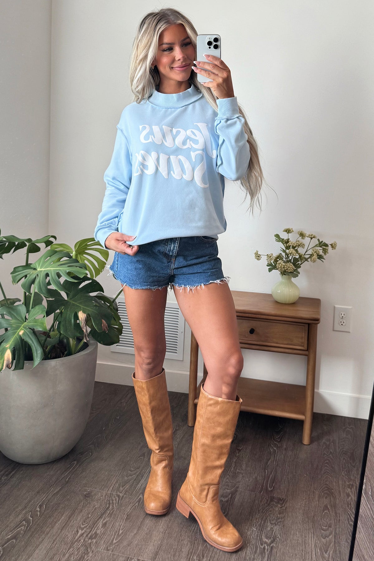 Jesus Saves Baggy Sweatshirt