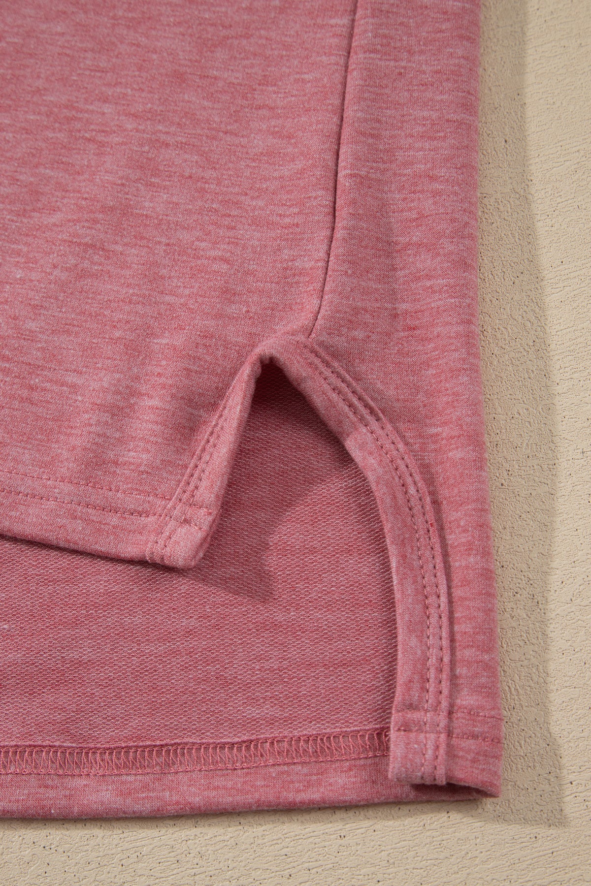 Raw Seam Patchwork Long Sleeve Top Pocket Casual Pants Set