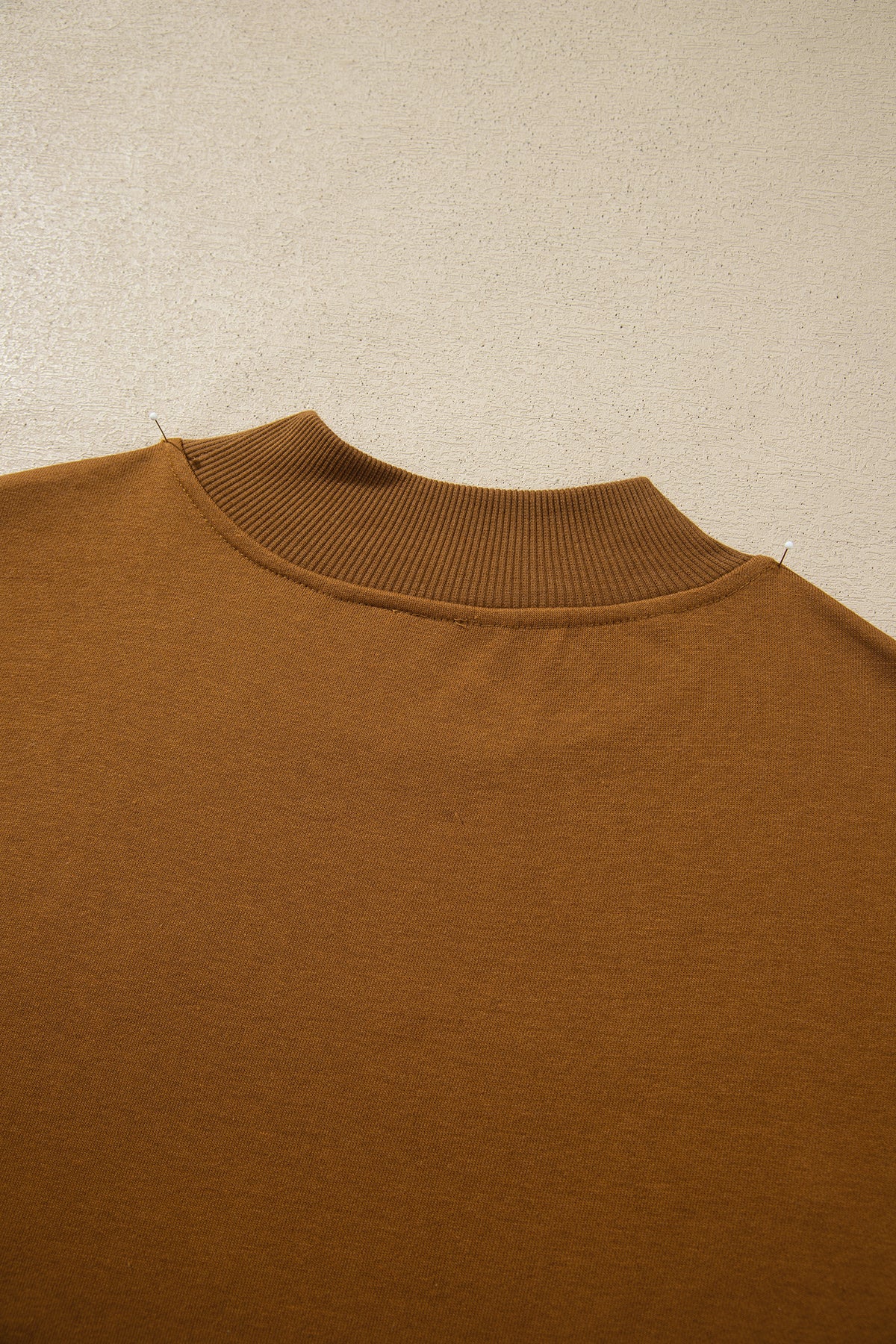 Chestnu COZY Embroidered Long Sleeve Sweatshirt