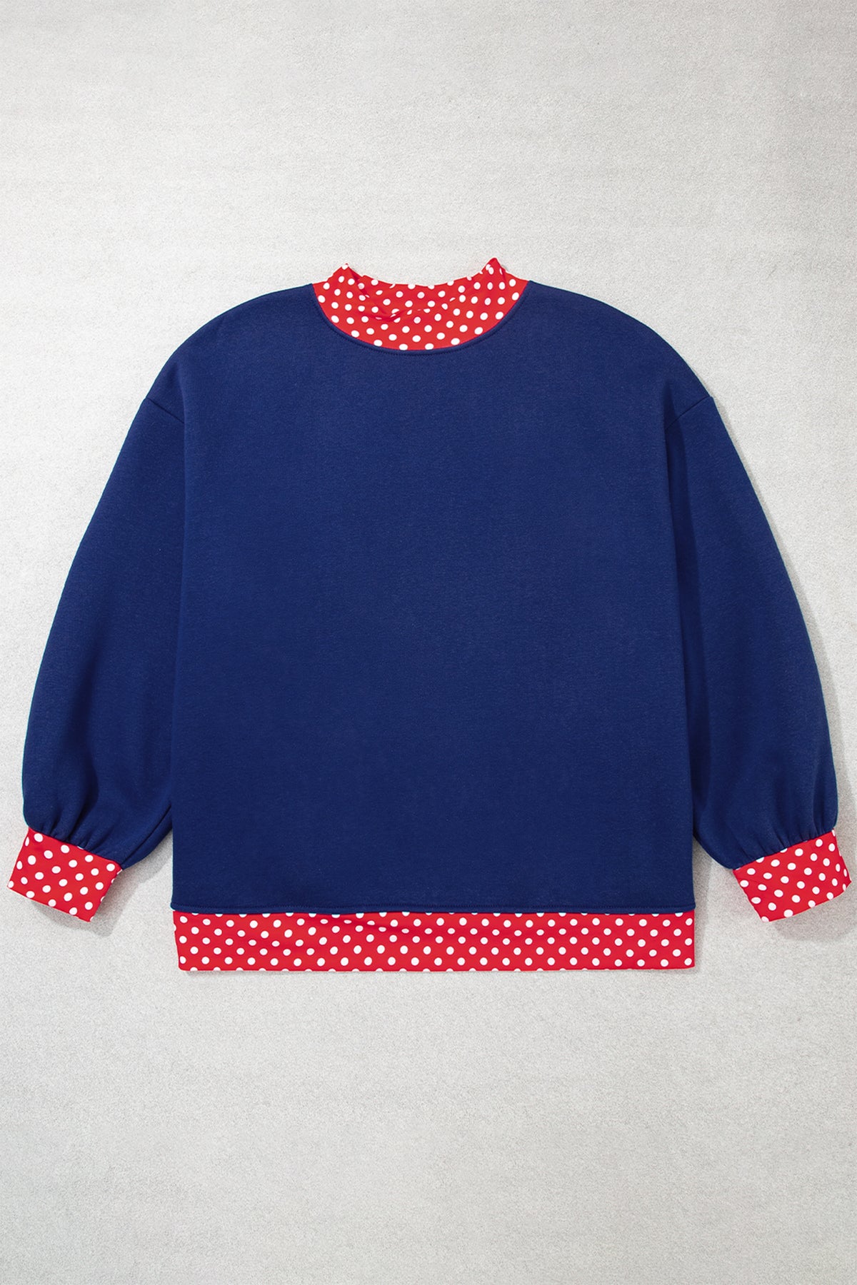 Polka Dot Accents Sweatshirt
