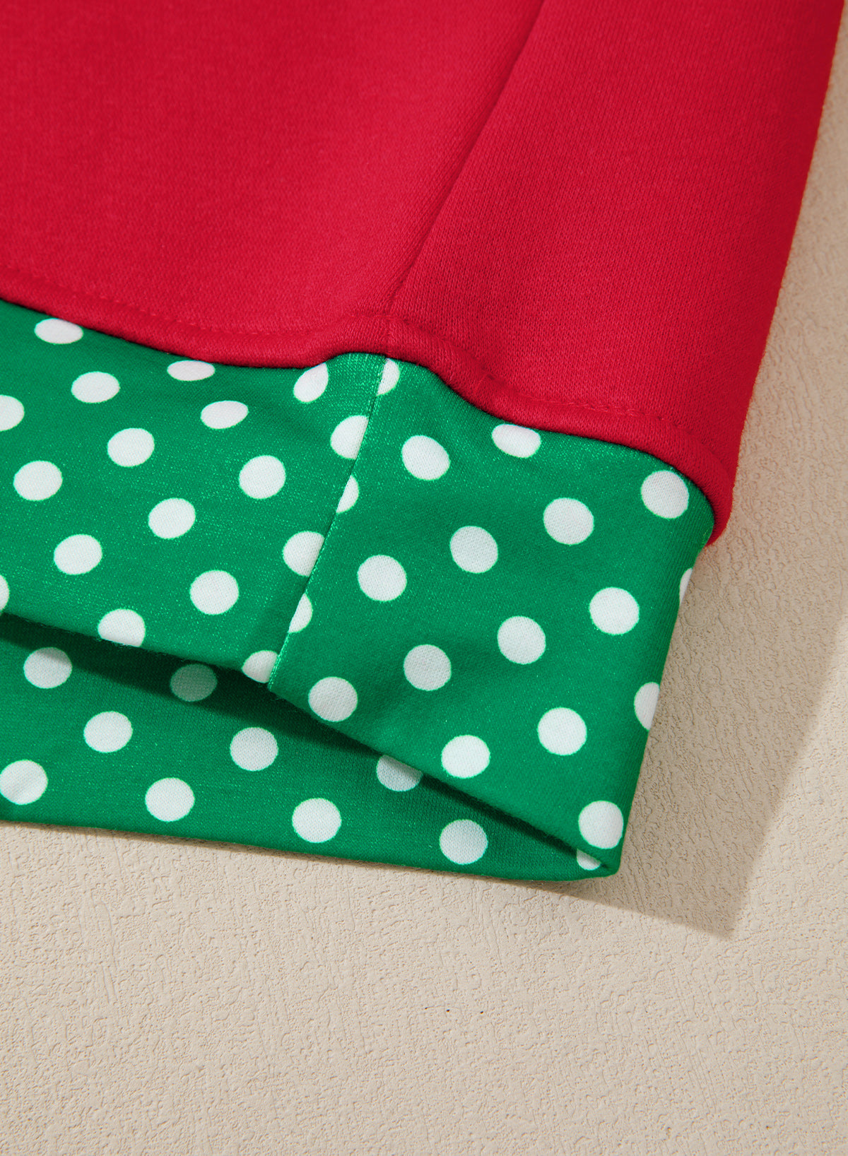 Polka Dot Accents Sweatshirt