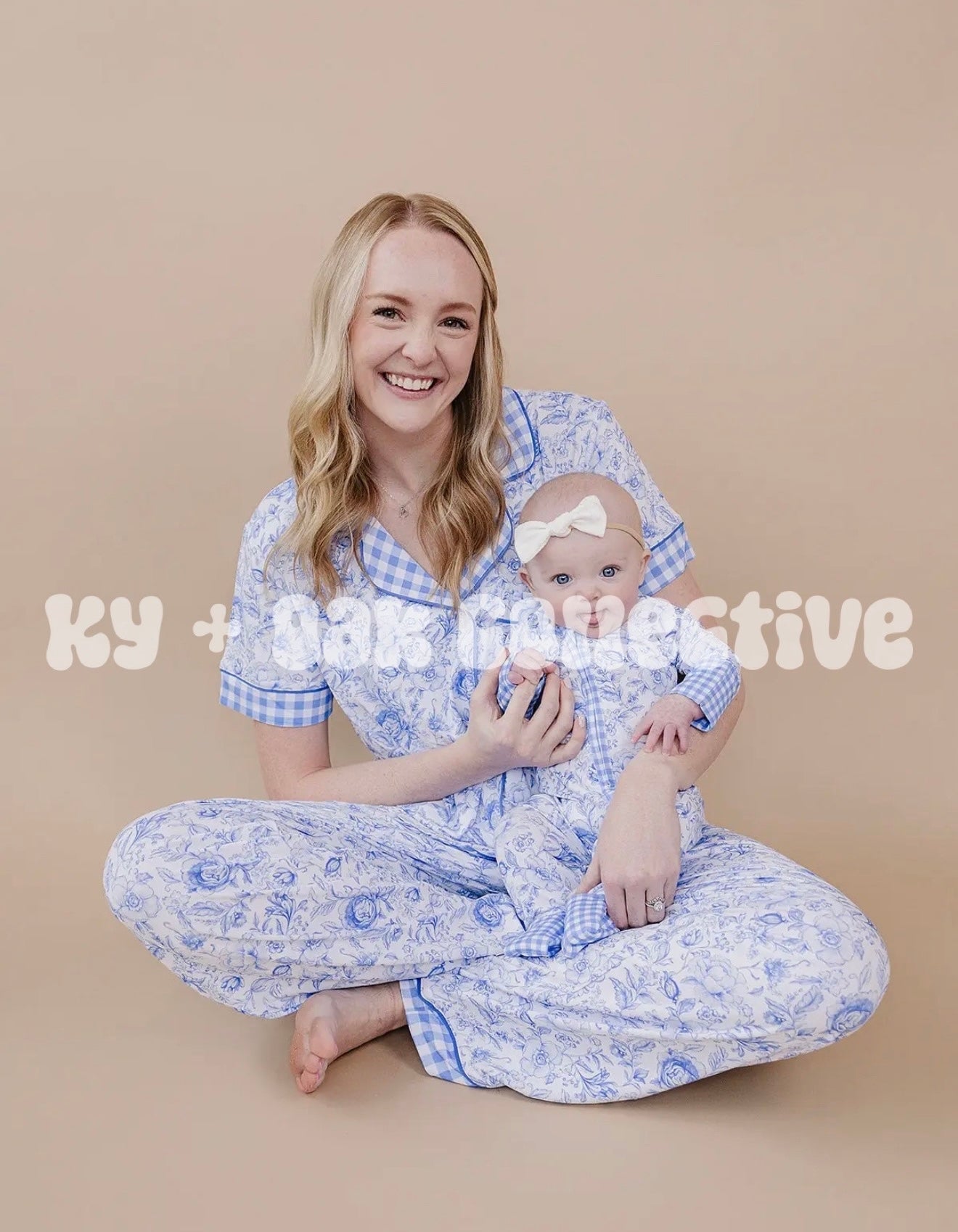 Bamboo Women's Pajamas | Blue Timeless Floral