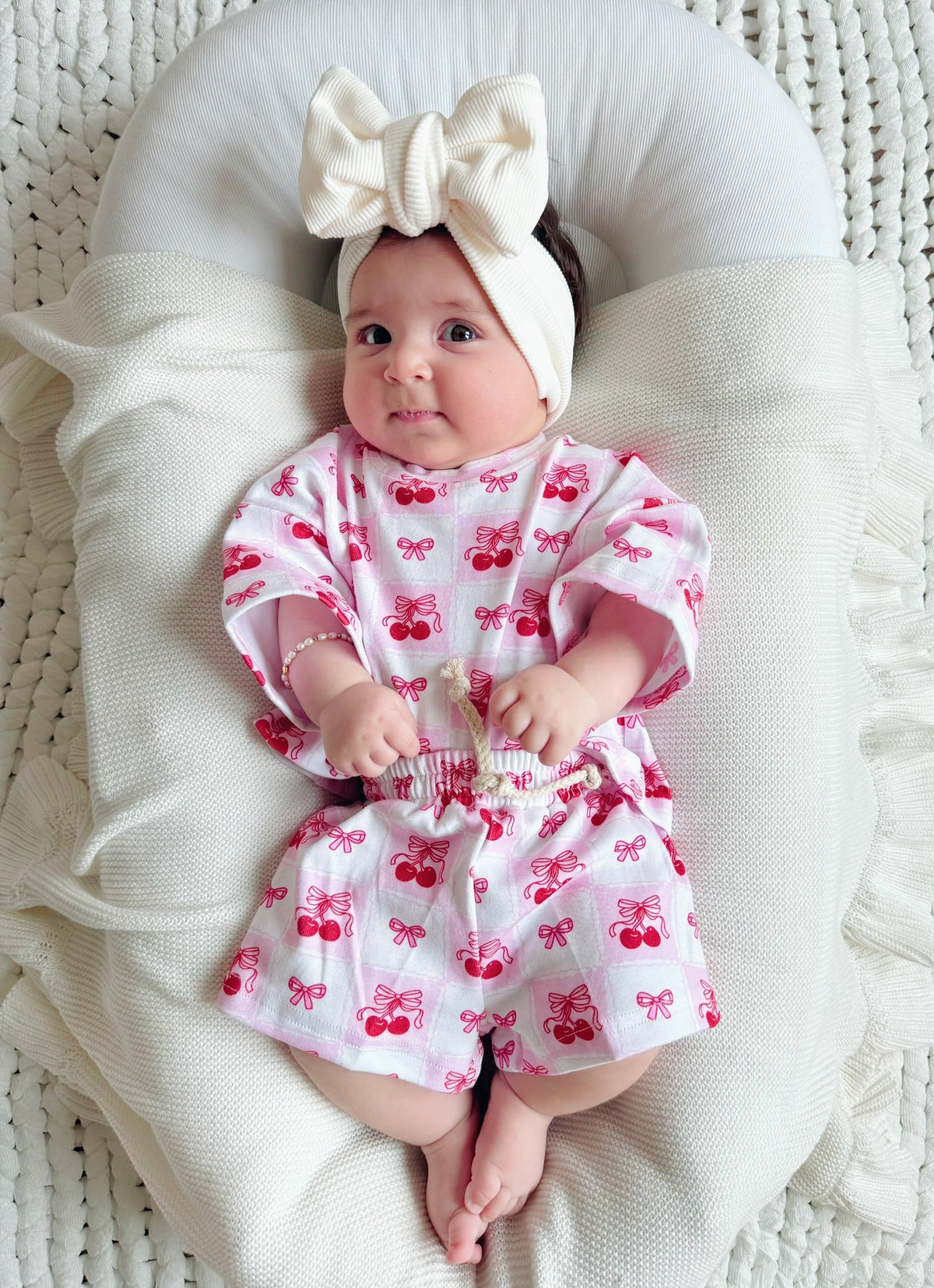 Shorts Set | Checkered Cherry