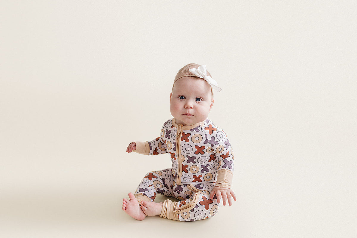 Bamboo Zip Romper | Xoxo