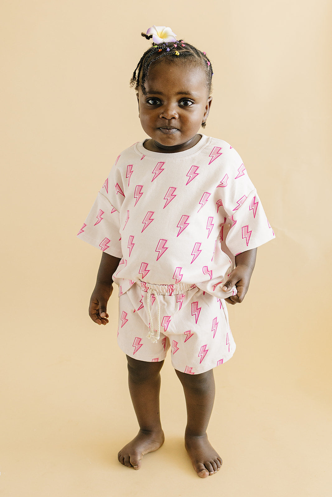 Shorts Set | Pink Bolts
