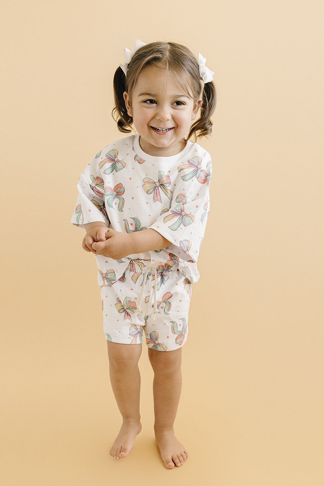 Shorts Set | Happy Bows