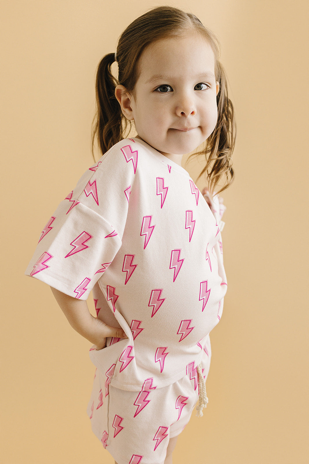 Shorts Set | Pink Bolts