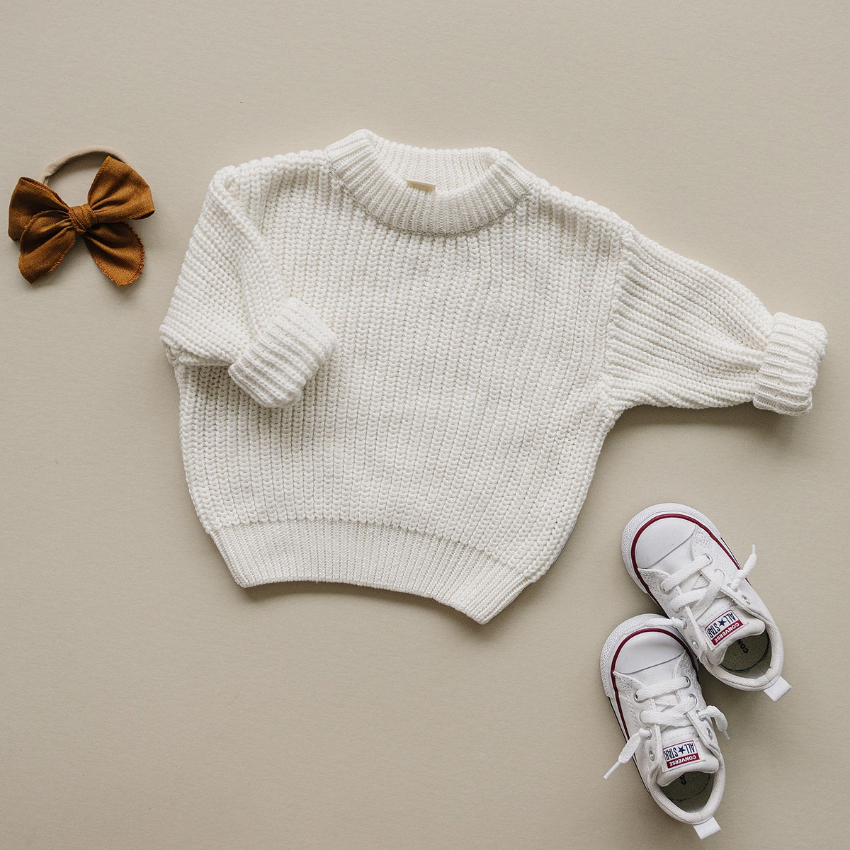 Chunky Knit Sweater | Milk