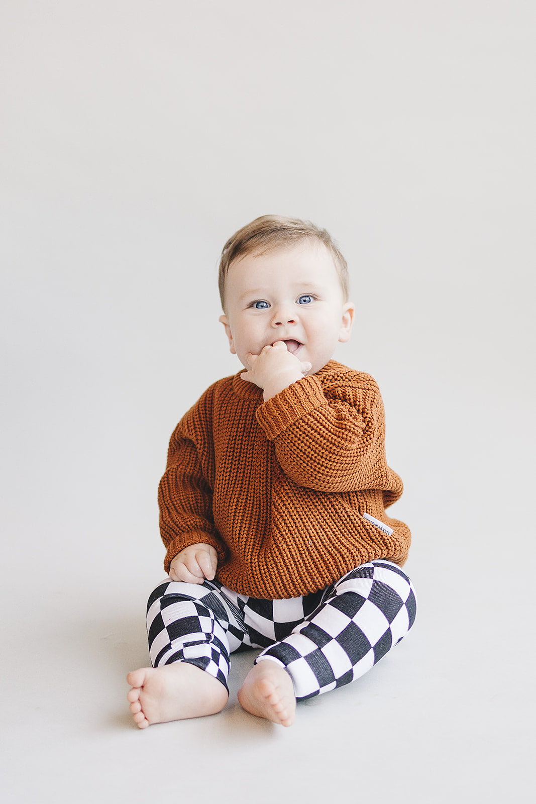 Chunky Knit Sweater | Rust