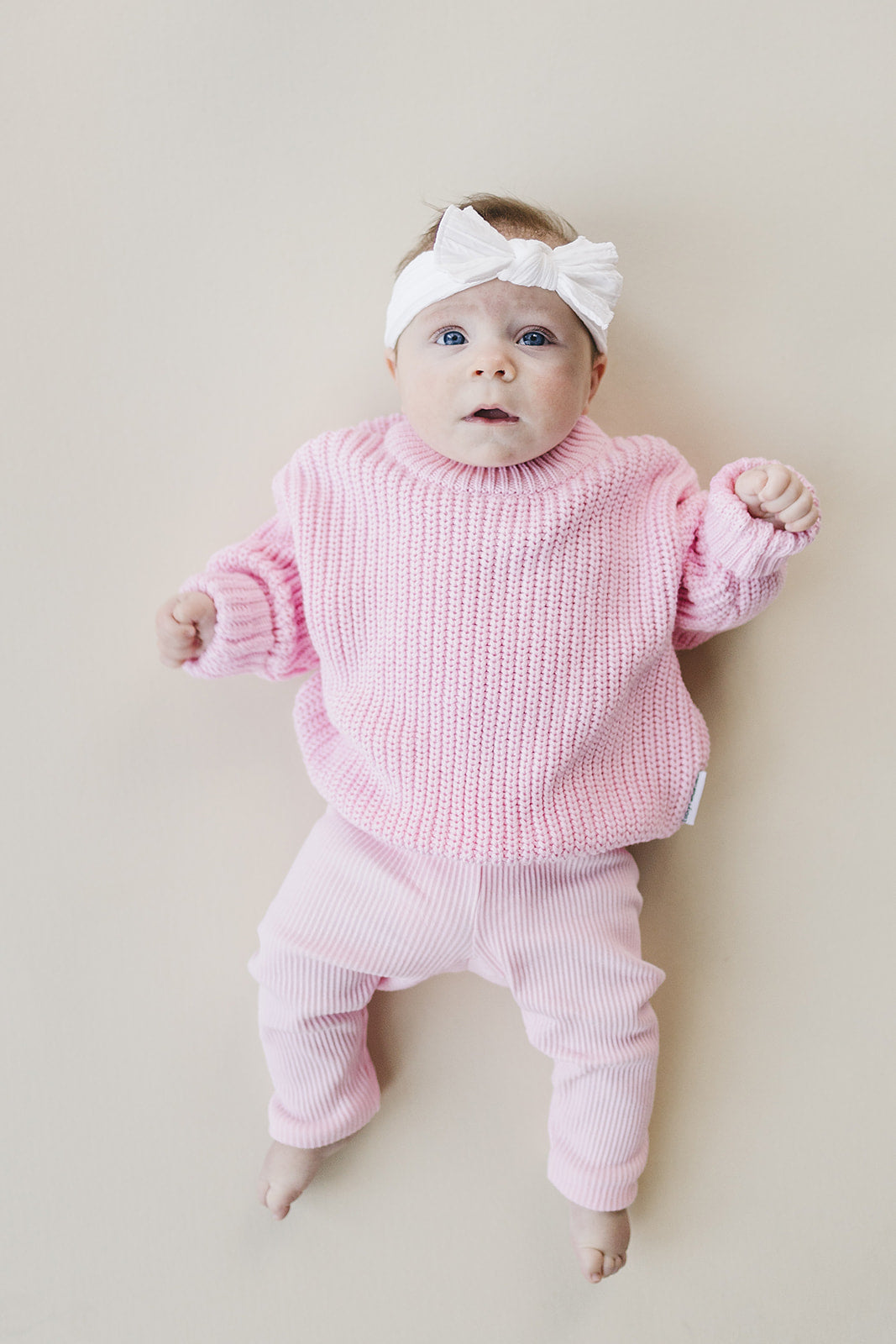 Chunky Knit Sweater | Pink