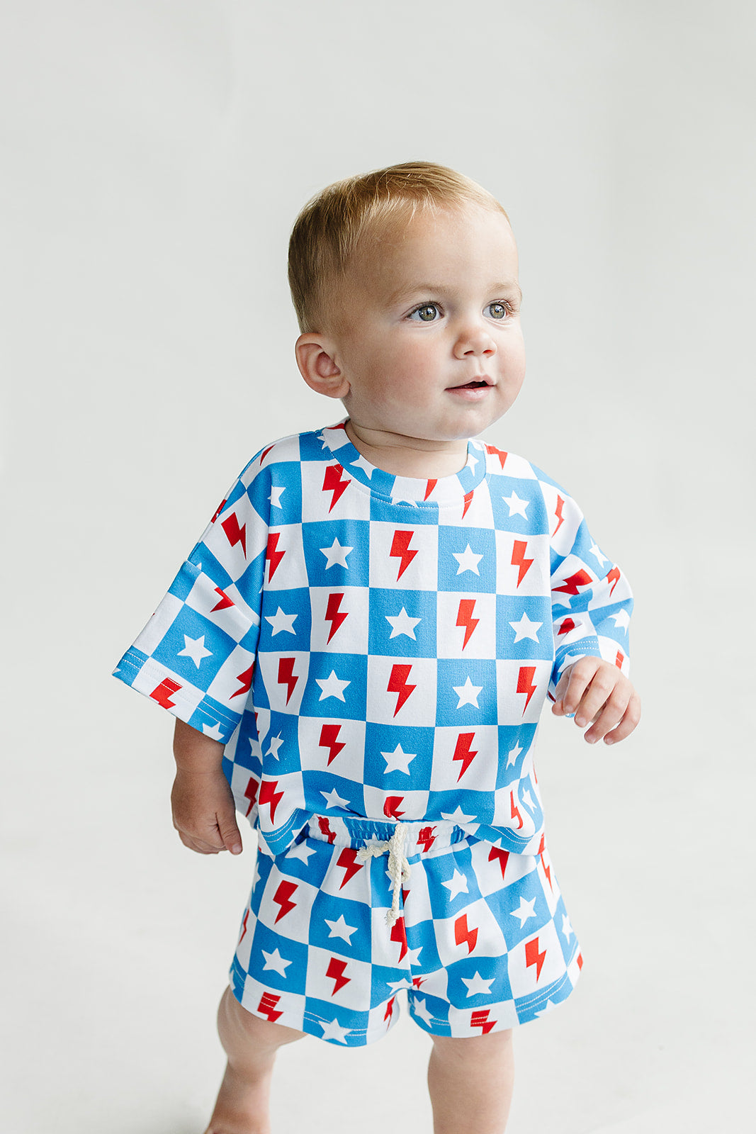 Shorts Set | Checks & Stars