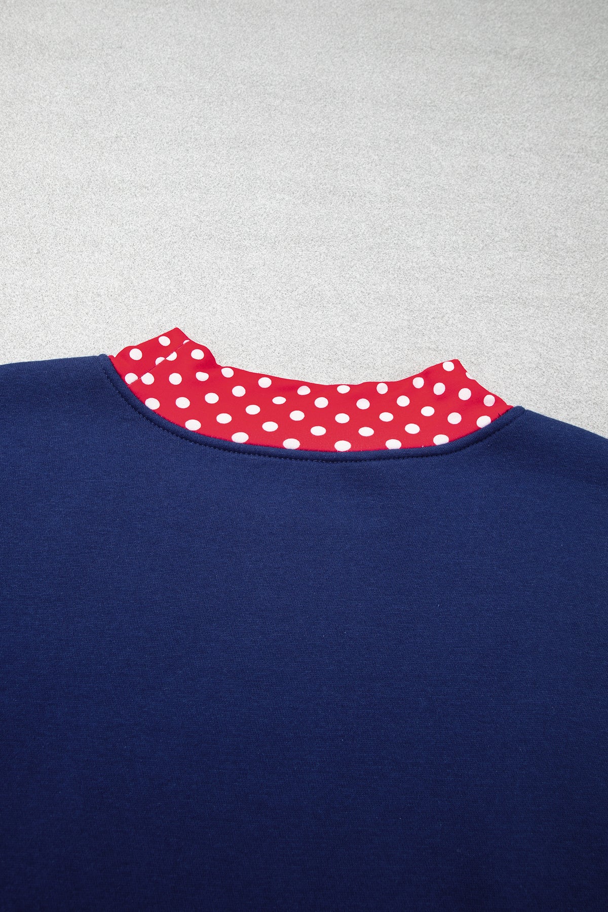 Polka Dot Accents Sweatshirt