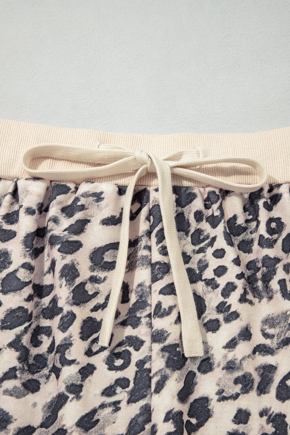 Leopard Zip-Up + Shorts Set