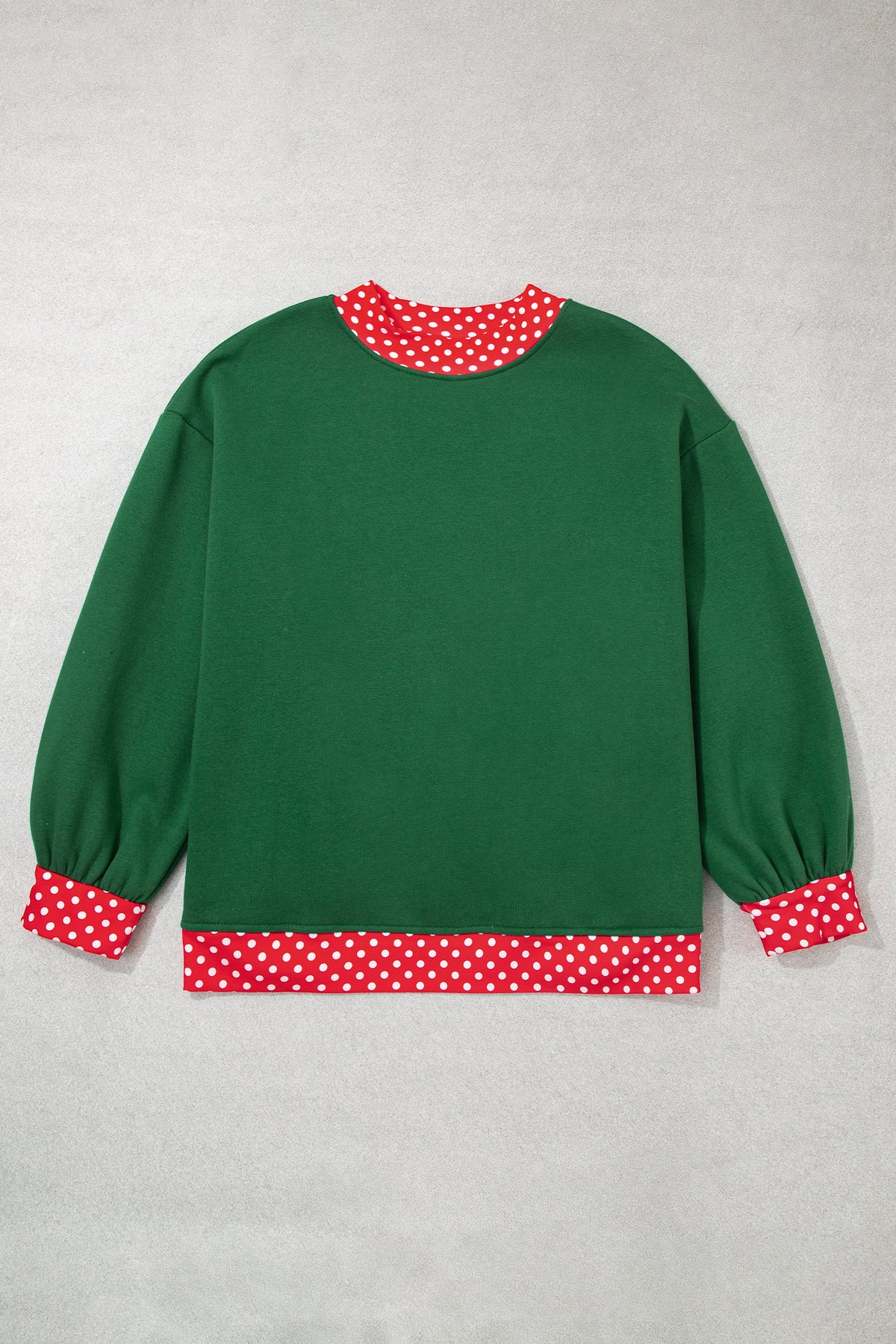 Polka Dot Accents Sweatshirt
