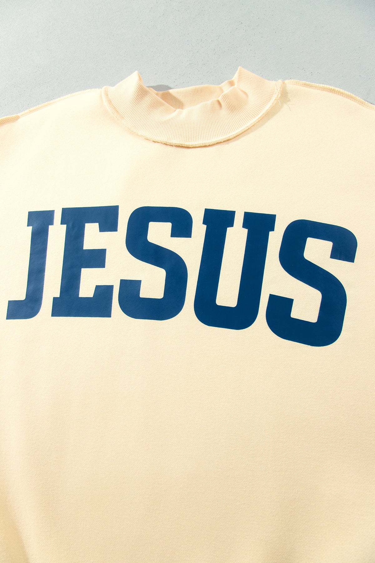 Jesus Long Sleeve Oversized Sweatshirt