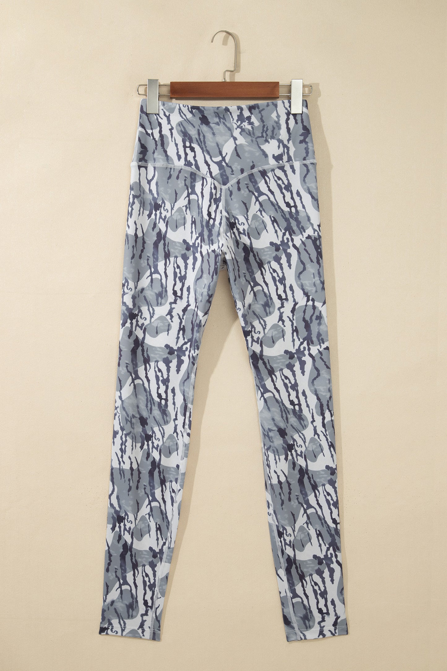 Multicolor Camouflage Pattern High Waist Leggings