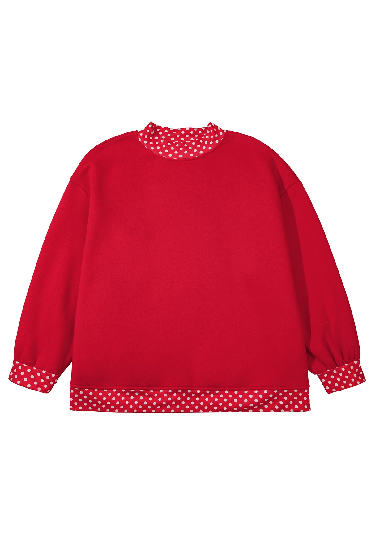 Polka Dot Accents Sweatshirt