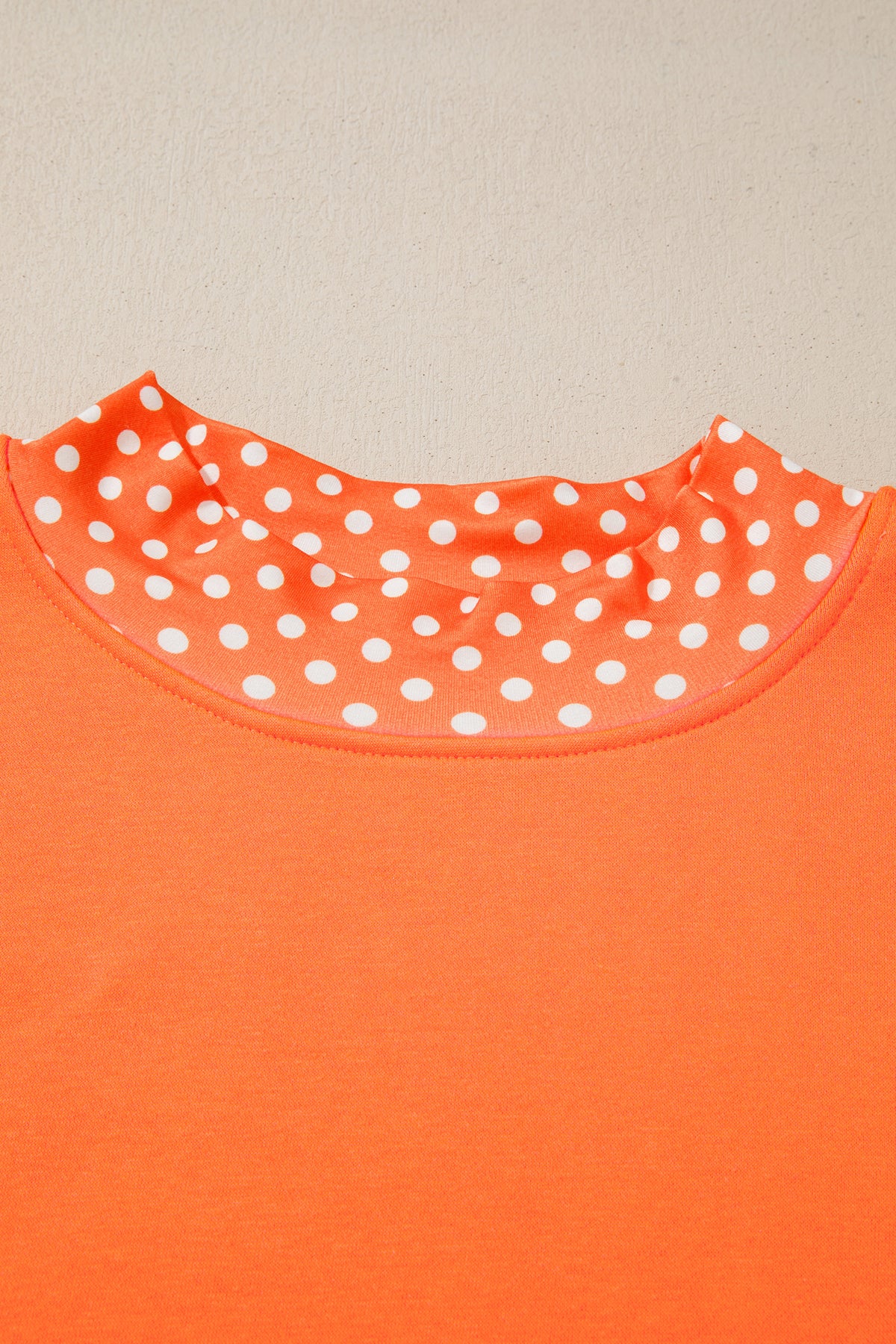 Polka Dot Accents Sweatshirt