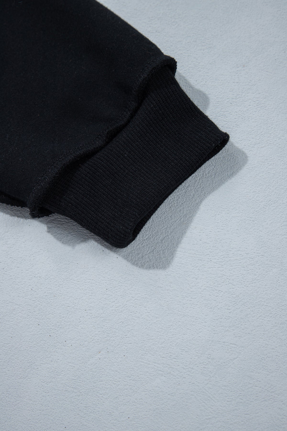 Oversized Drop Shoulder Reversible Mock Neck Sweatshirt