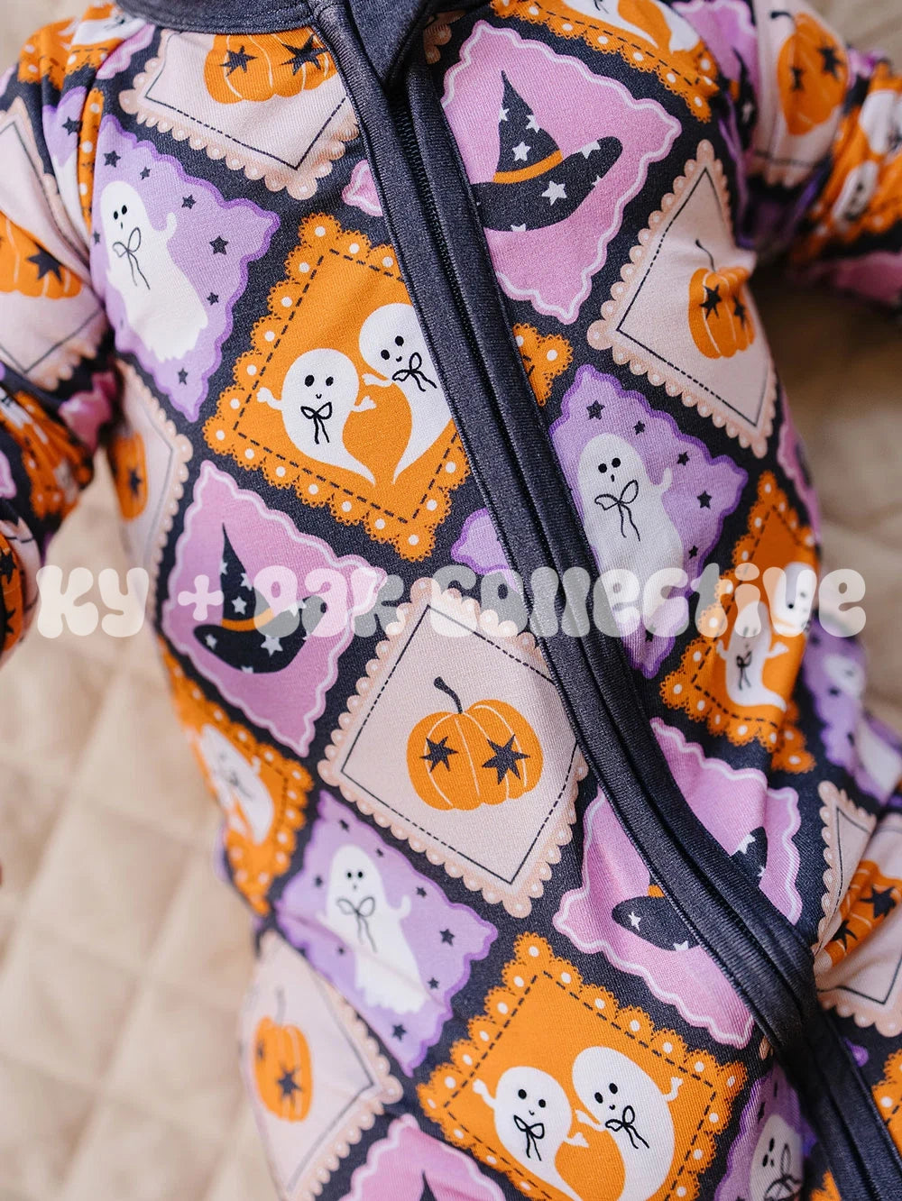 Bamboo Zip Romper | Ghost Whimsy