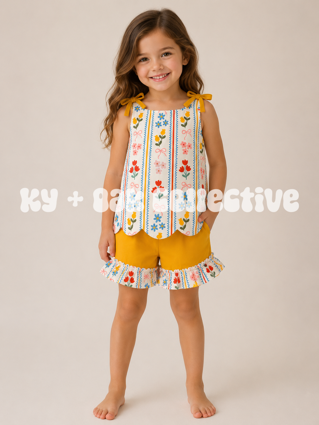 Tank + Shorts Set | Marigold - RTS