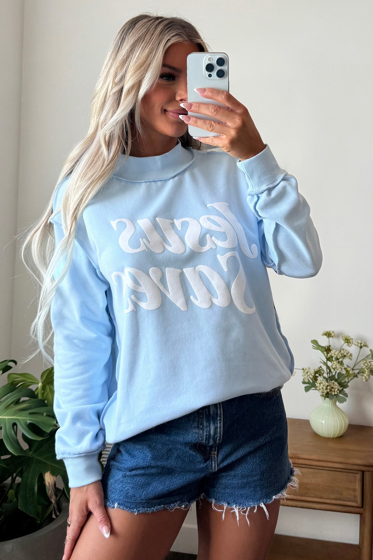 Jesus Saves Baggy Sweatshirt
