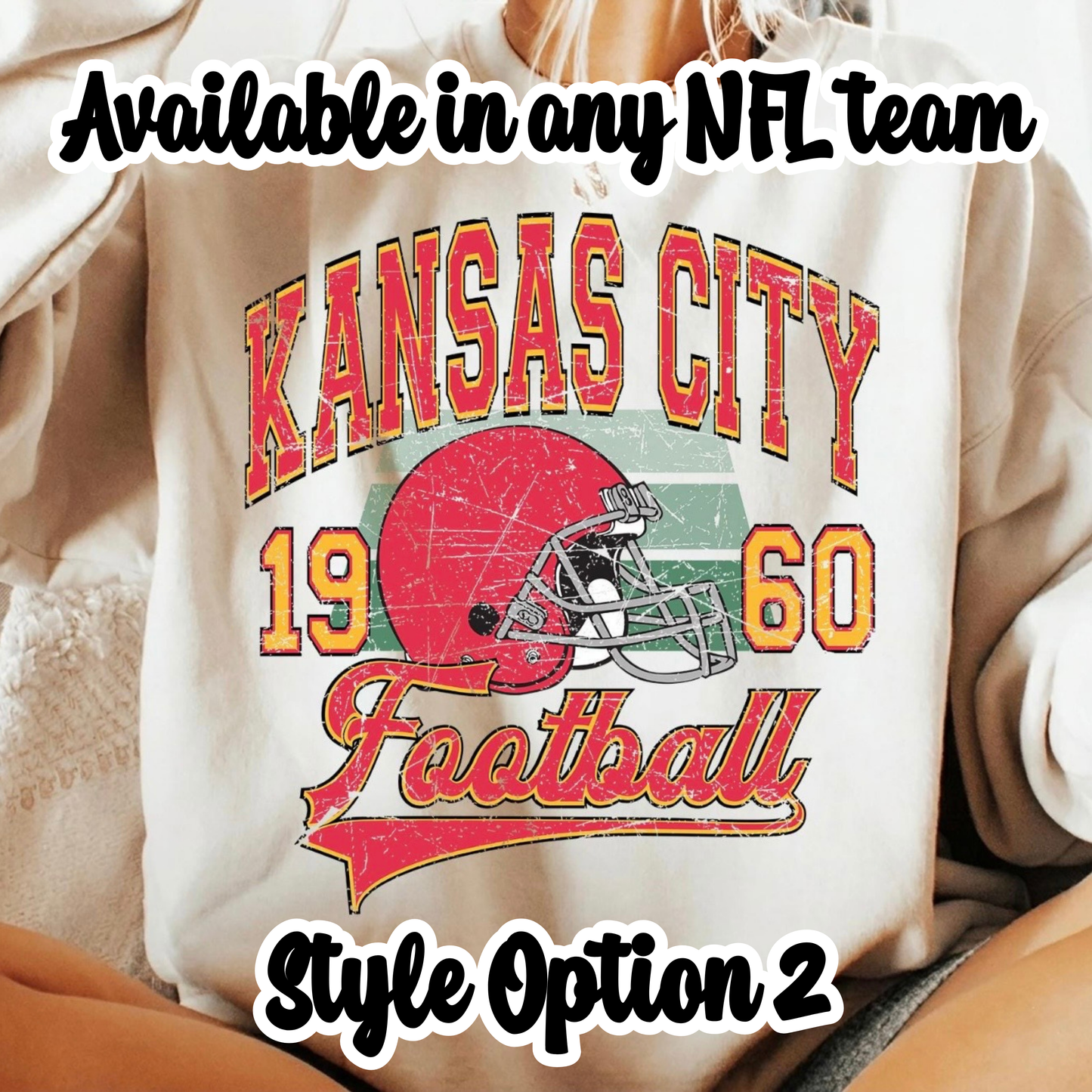 Vintage Custom Team Crewnecks - Style Option 2