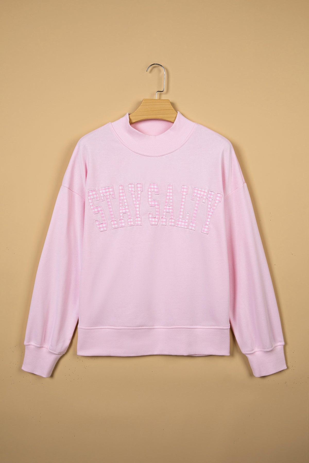 Chestnu COZY Embroidered Long Sleeve Sweatshirt