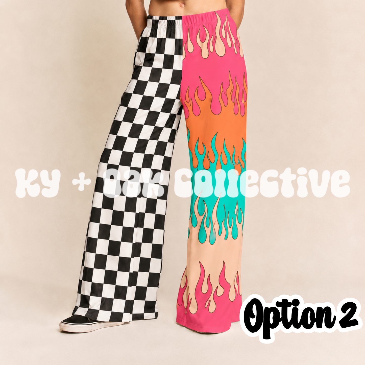 Ribbed Wide Leg Pants