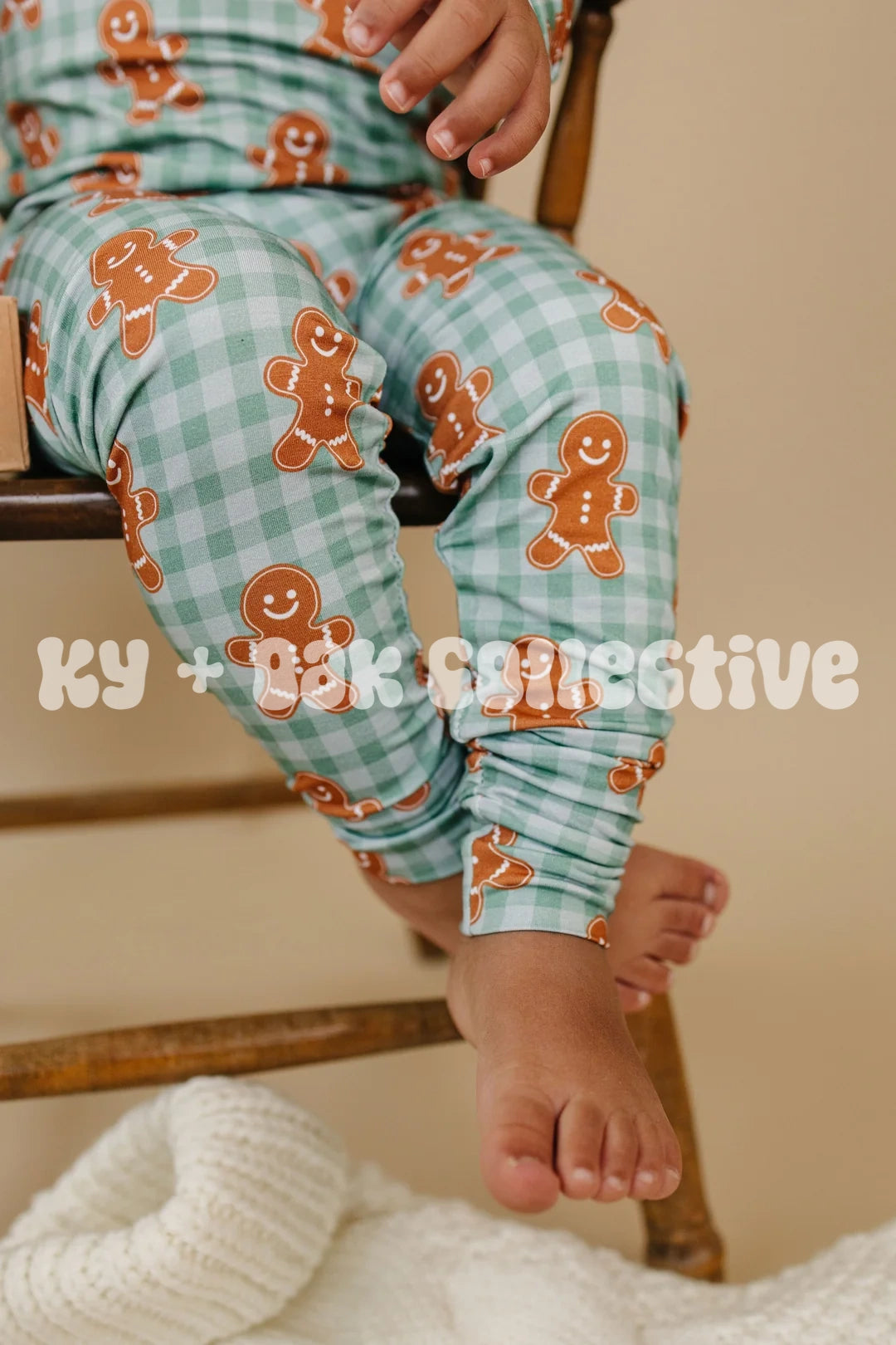 Bamboo Two Piece Set | Gingerbread Gingham