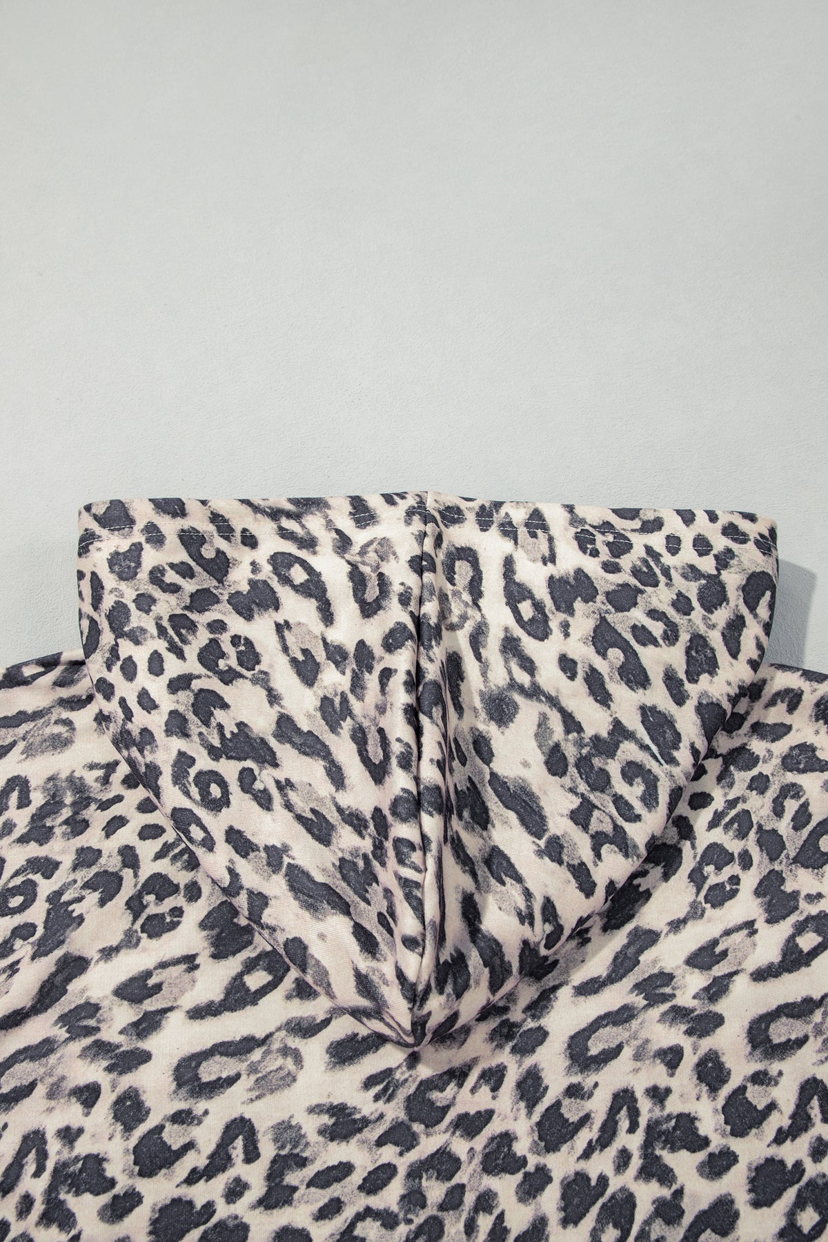 Leopard Zip-Up + Shorts Set