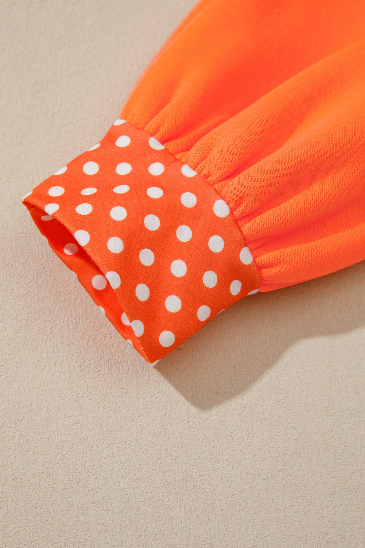 Polka Dot Accents Sweatshirt