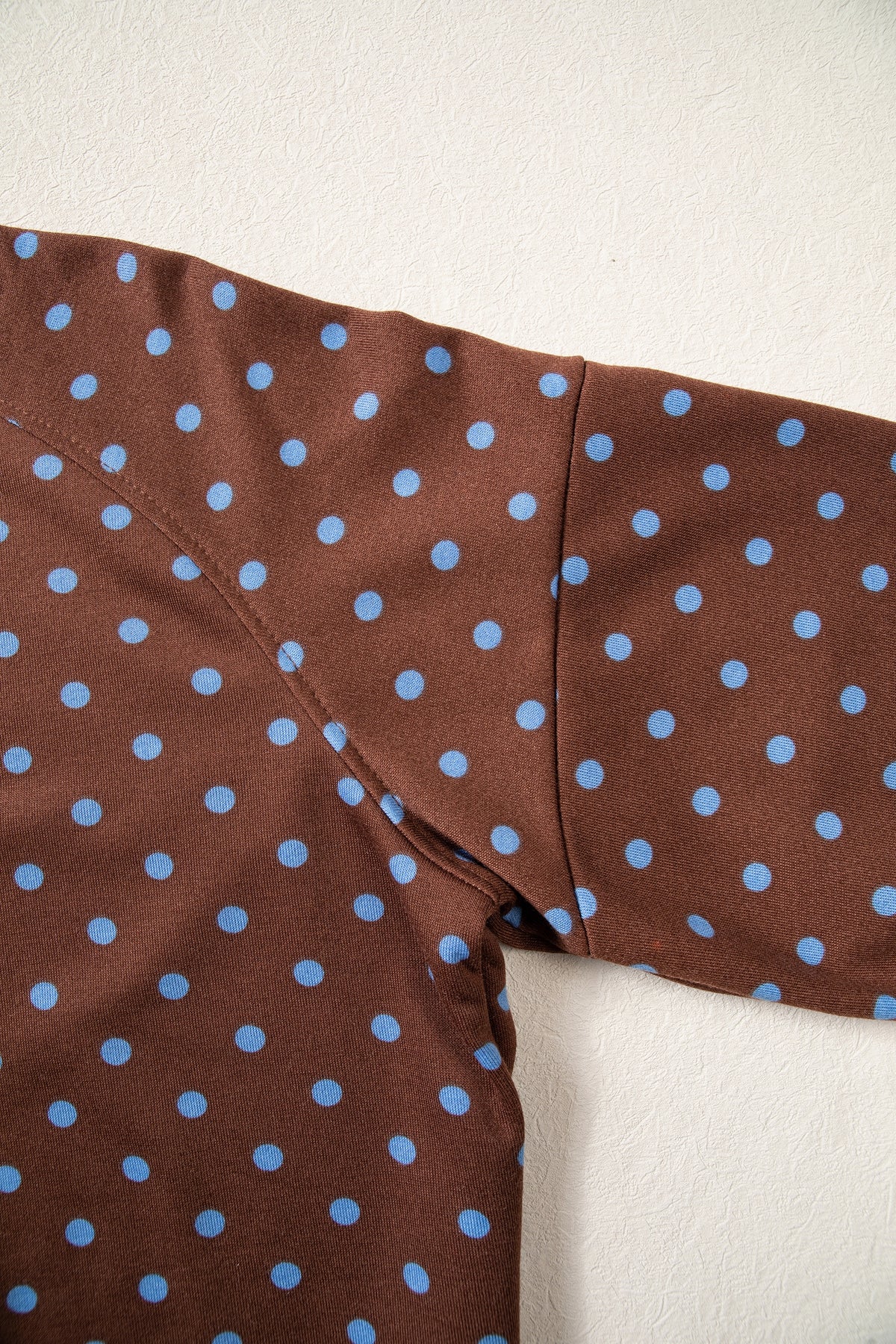 Polka Dot Drawstring Wide Leg Long Sleeve Top Pant Set