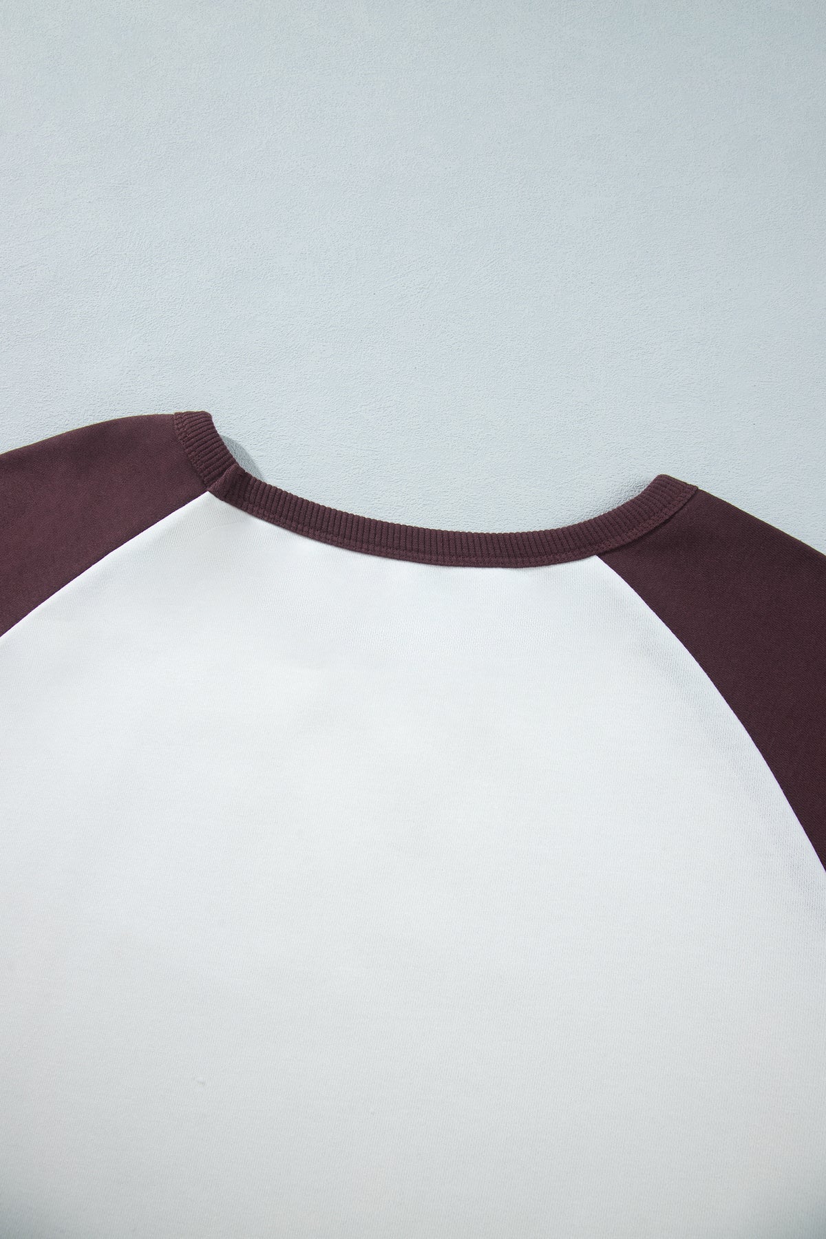 Beige Leopard Print Colorblock Round Neck Long Sleeve Top