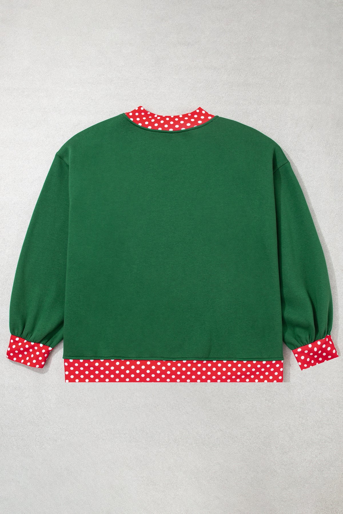 Polka Dot Accents Sweatshirt