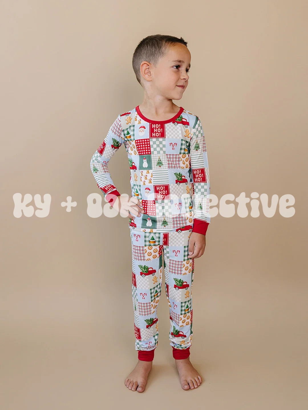 Bamboo Two Piece Set | Christmas Patchwork