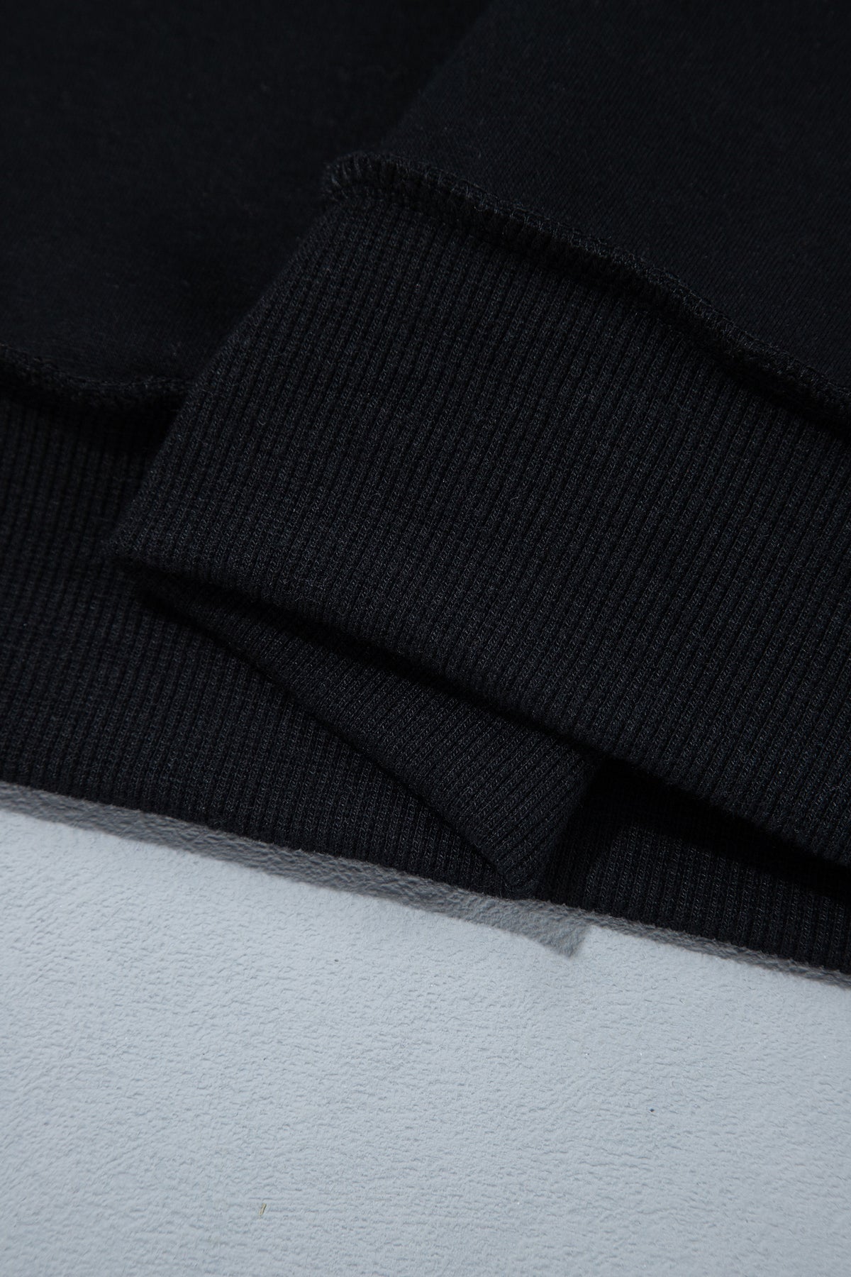 Oversized Drop Shoulder Reversible Mock Neck Sweatshirt