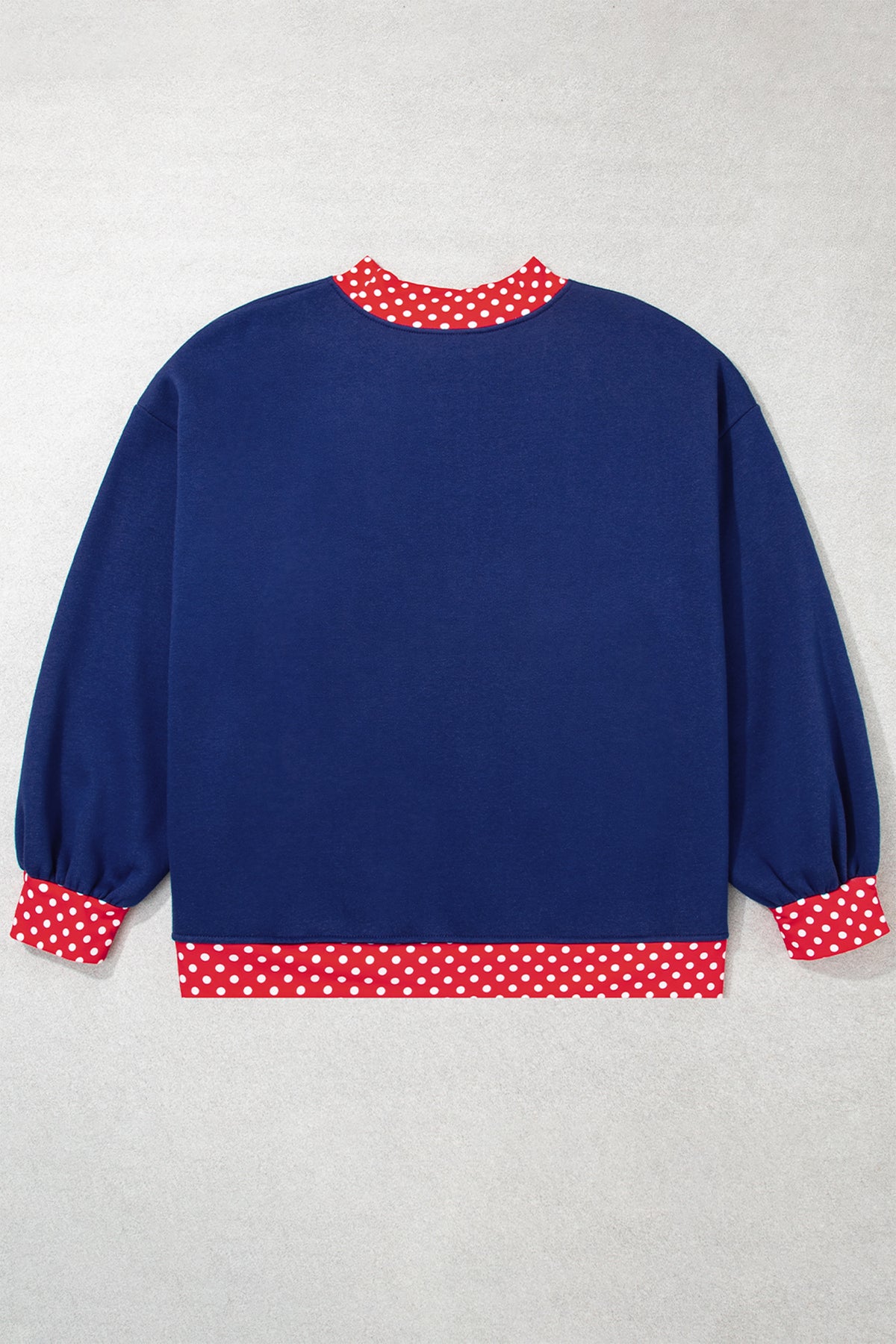 Polka Dot Accents Sweatshirt