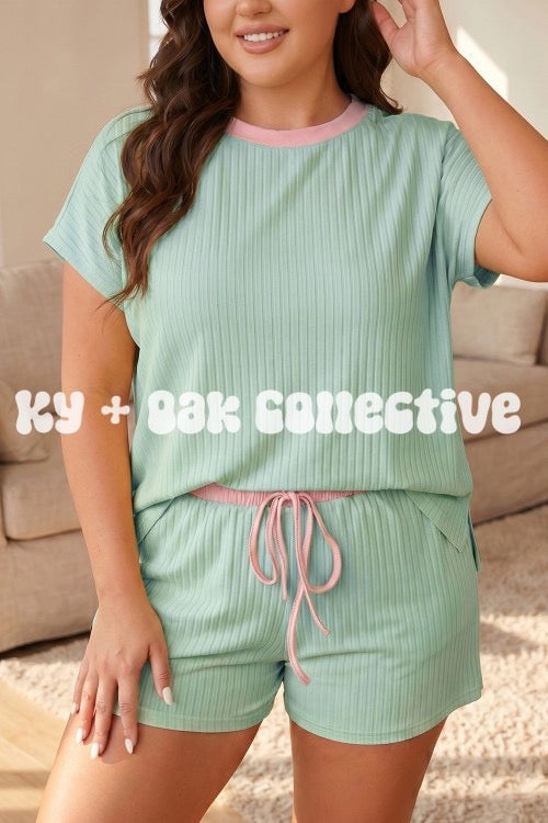 Wide Rib Lounge Set - Multiple Color Options