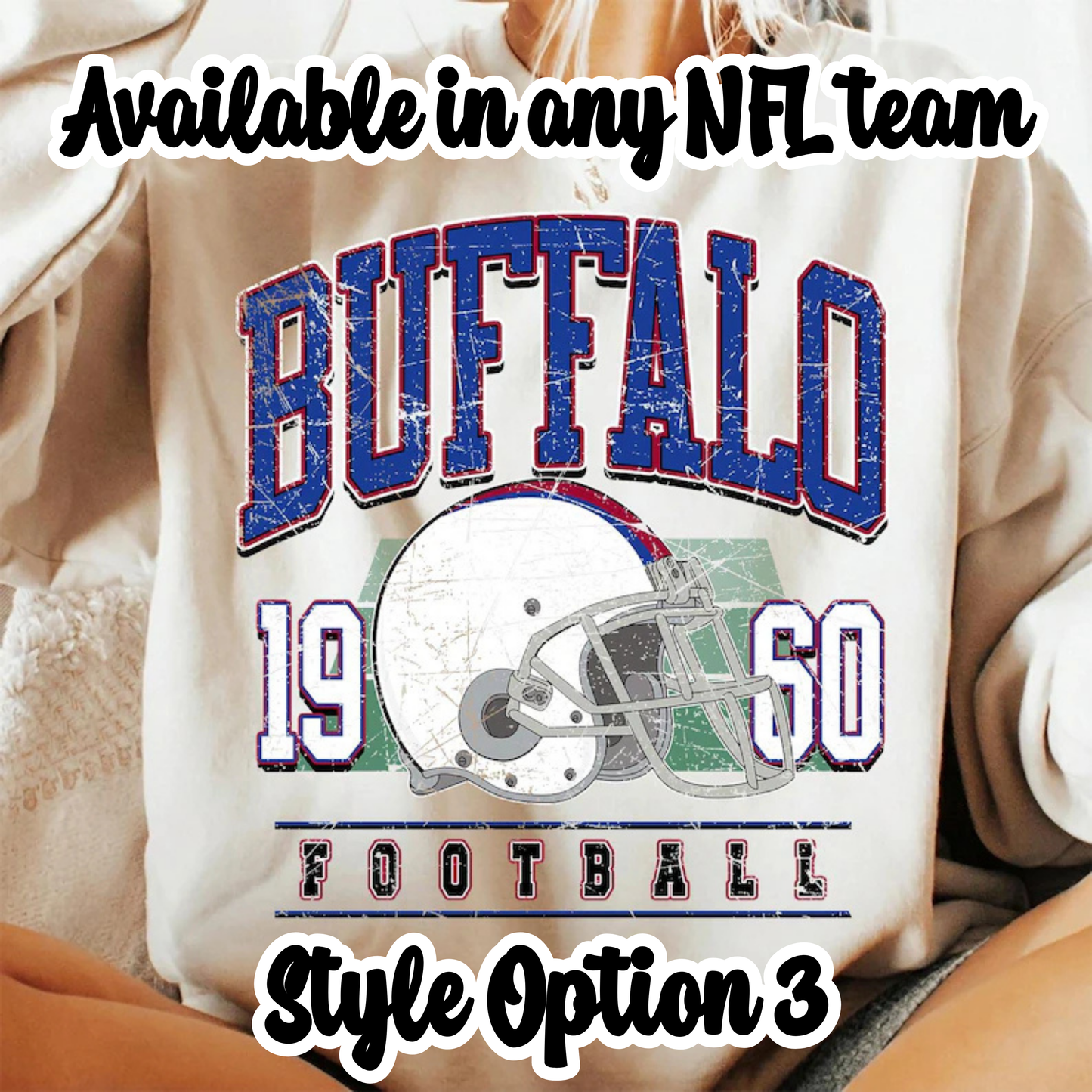 Vintage Custom Team Crewnecks - Style Option 3